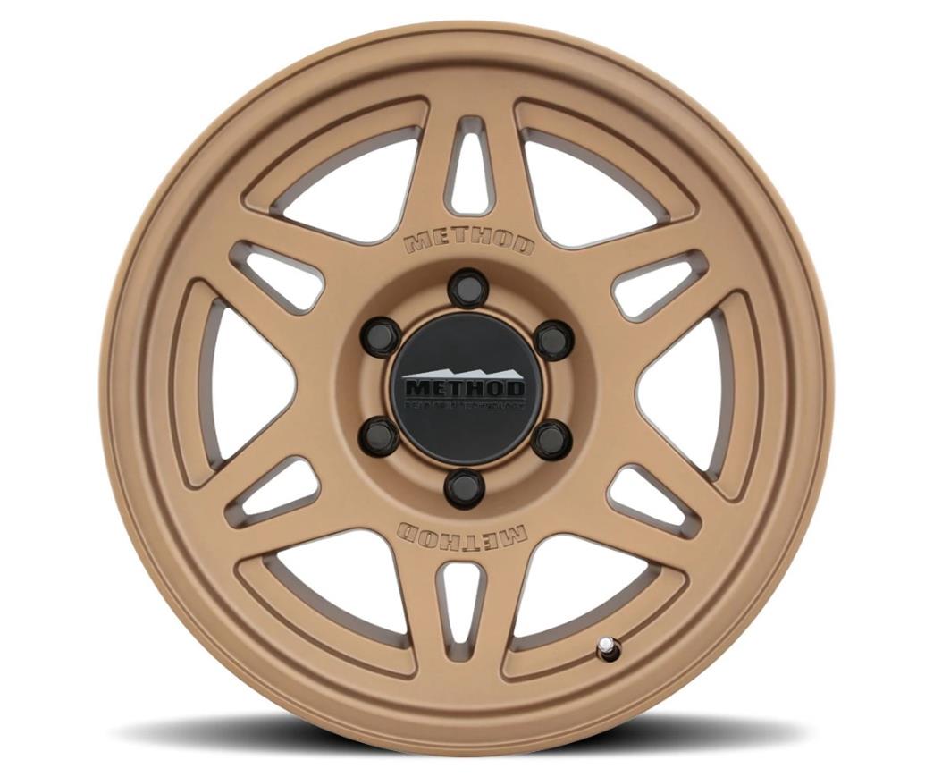 Method Race Wheels MR706 Matte Bronze 17x8.5 Wheel, Bead Grip, 17x8.5, 0mm Offset, 6x5.5, 106.25mm Centerbore, Bronze, Each thumbnail 2