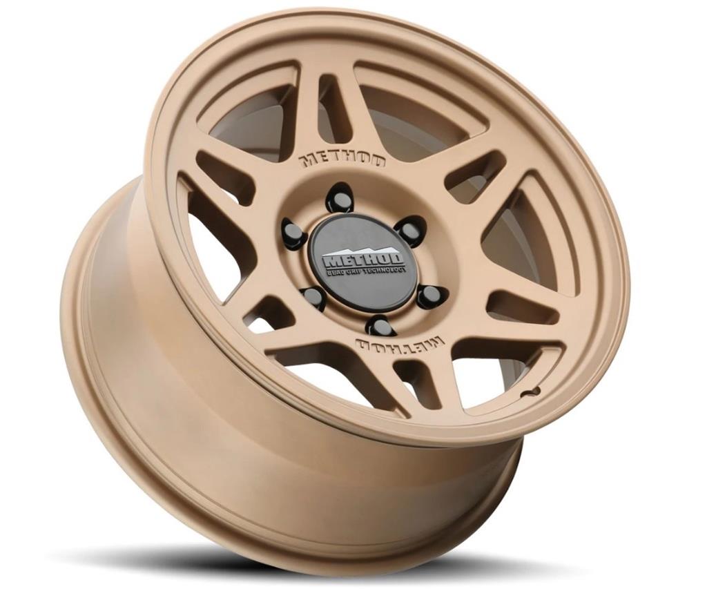 Method Race Wheels MR706 Matte Bronze 17x8.5 Wheel, Bead Grip, 17x8.5, 0mm Offset, 6x5.5, 106.25mm Centerbore, Bronze, Each