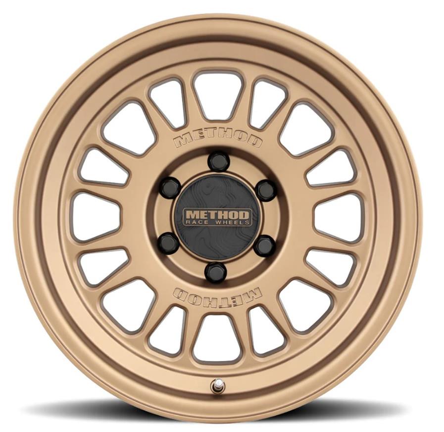 Method Race Wheels MR318 Matte Bronze 17x8.5 Wheels, MR318, Bronze, Aluminum, 17 in. x 8.50 in., 6 x 5.5 in. Bolt Circle, 4.700 in. Backspacing, Each thumbnail 3