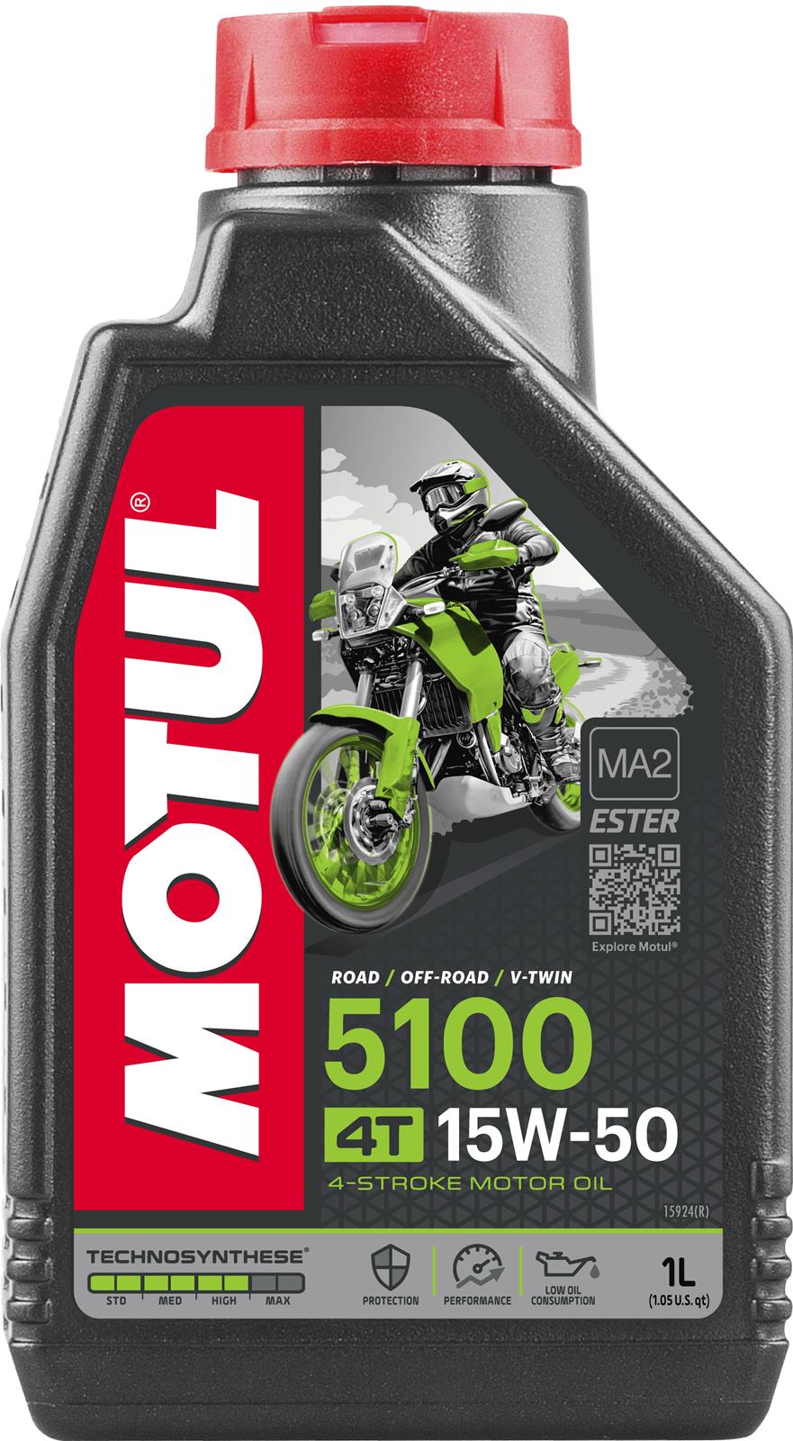 MOTUL 104080 Motul 5100 4T Motorcycle Oil | Summit Racing