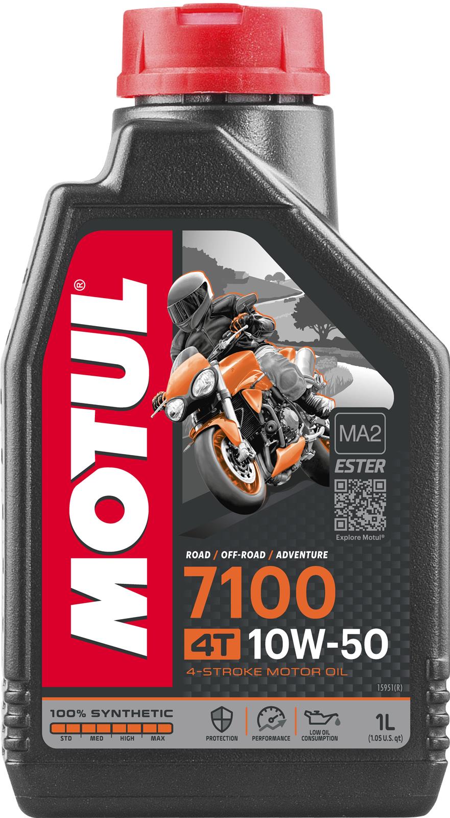 MOTUL 104097 Motul 7100 4T Motorcycle Oil | Summit Racing