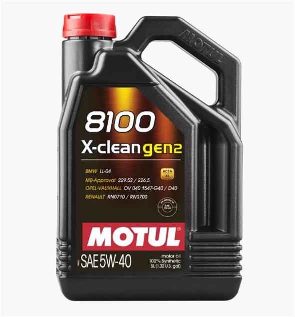 MOTUL 109762 Motul 8100 X-Clean Gen 2 Motor Oil | Summit Racing