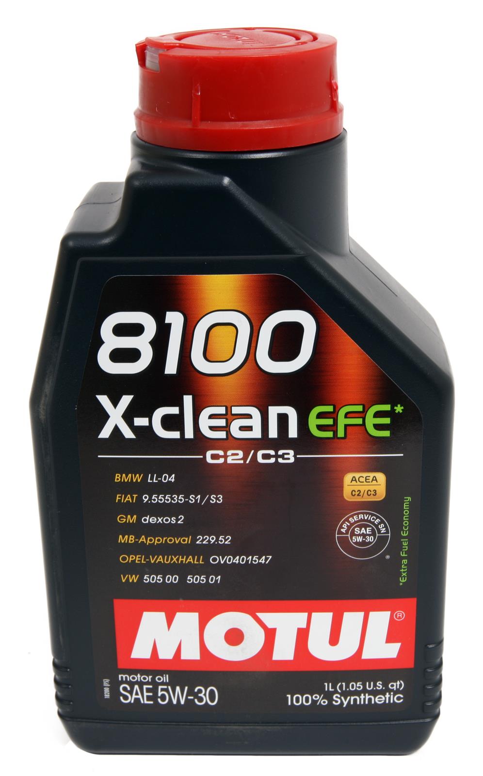 MOTUL 111367 Motul 8100 X-Clean EFE Motor Oil | Summit Racing