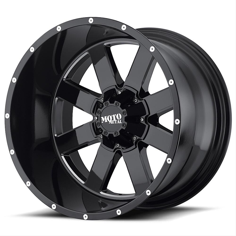 Moto Metal MO96221287344N Moto Metal Series MO962 Gloss Black