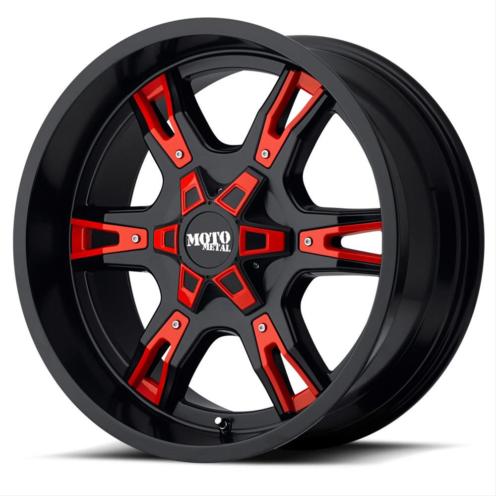 Moto Metal MO96921250744N - Moto Metal Series MO969 Satin Black Wheels with...