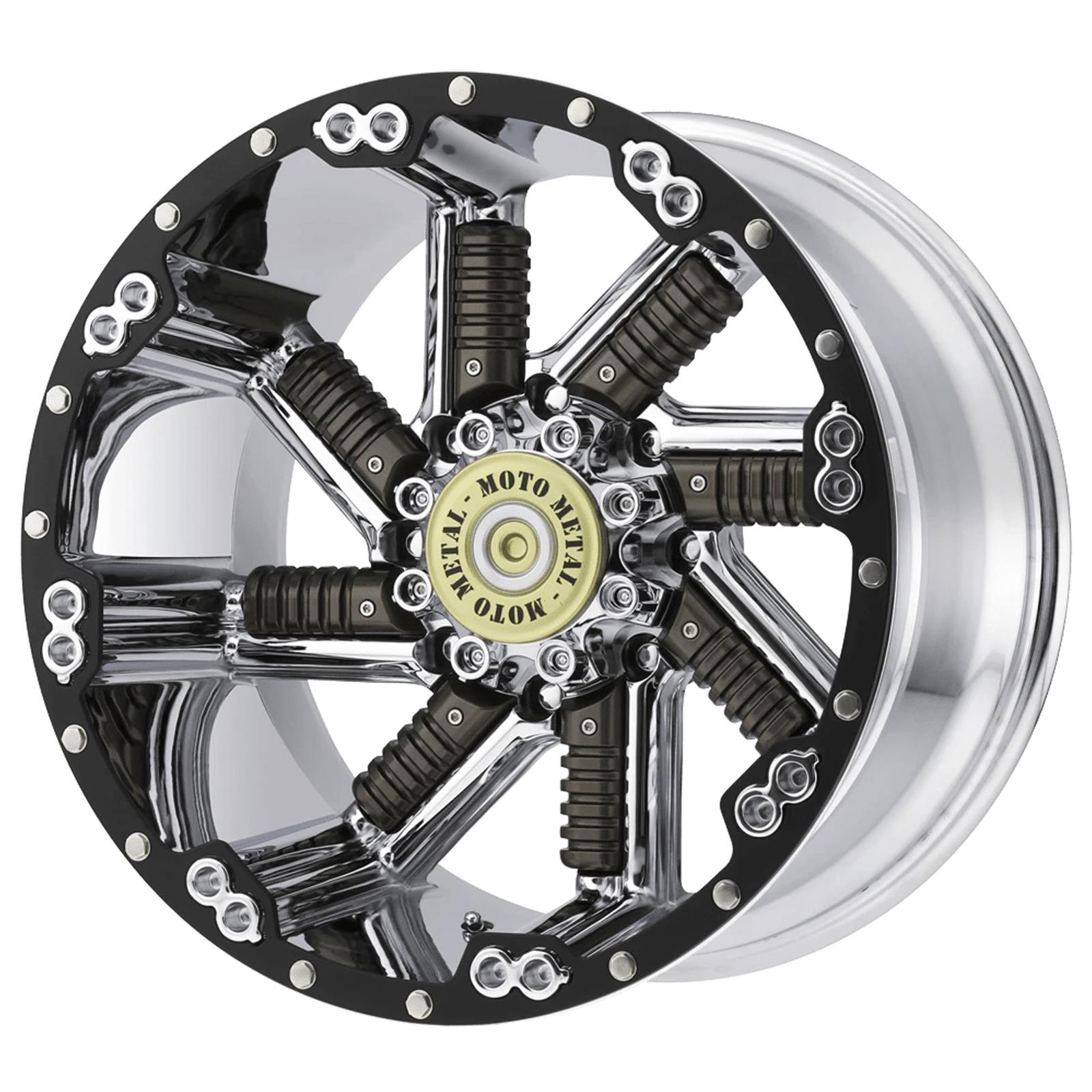 Moto Metal MO97921285244N Moto Metal Series MO979 Buckshot Chrome