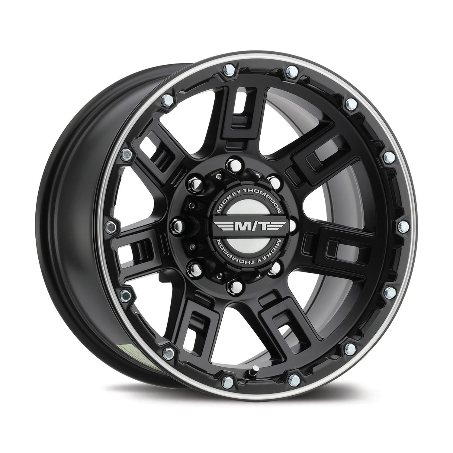 Mickey Thompson 3322180 Mickey Thompson Sidebiter Lock Satin Black