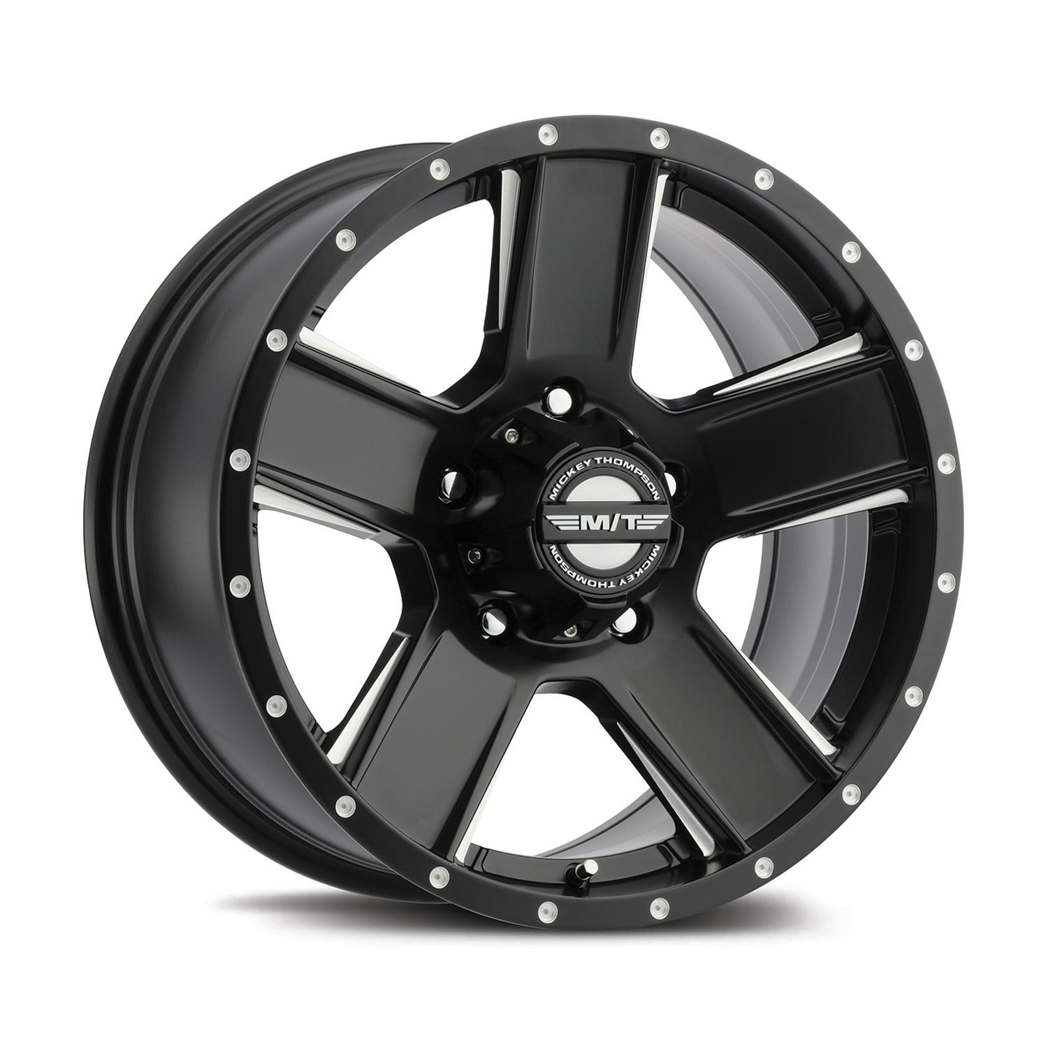 Mickey Thompson 4379431 Mickey Thompson SD5 Satin Black Wheels with