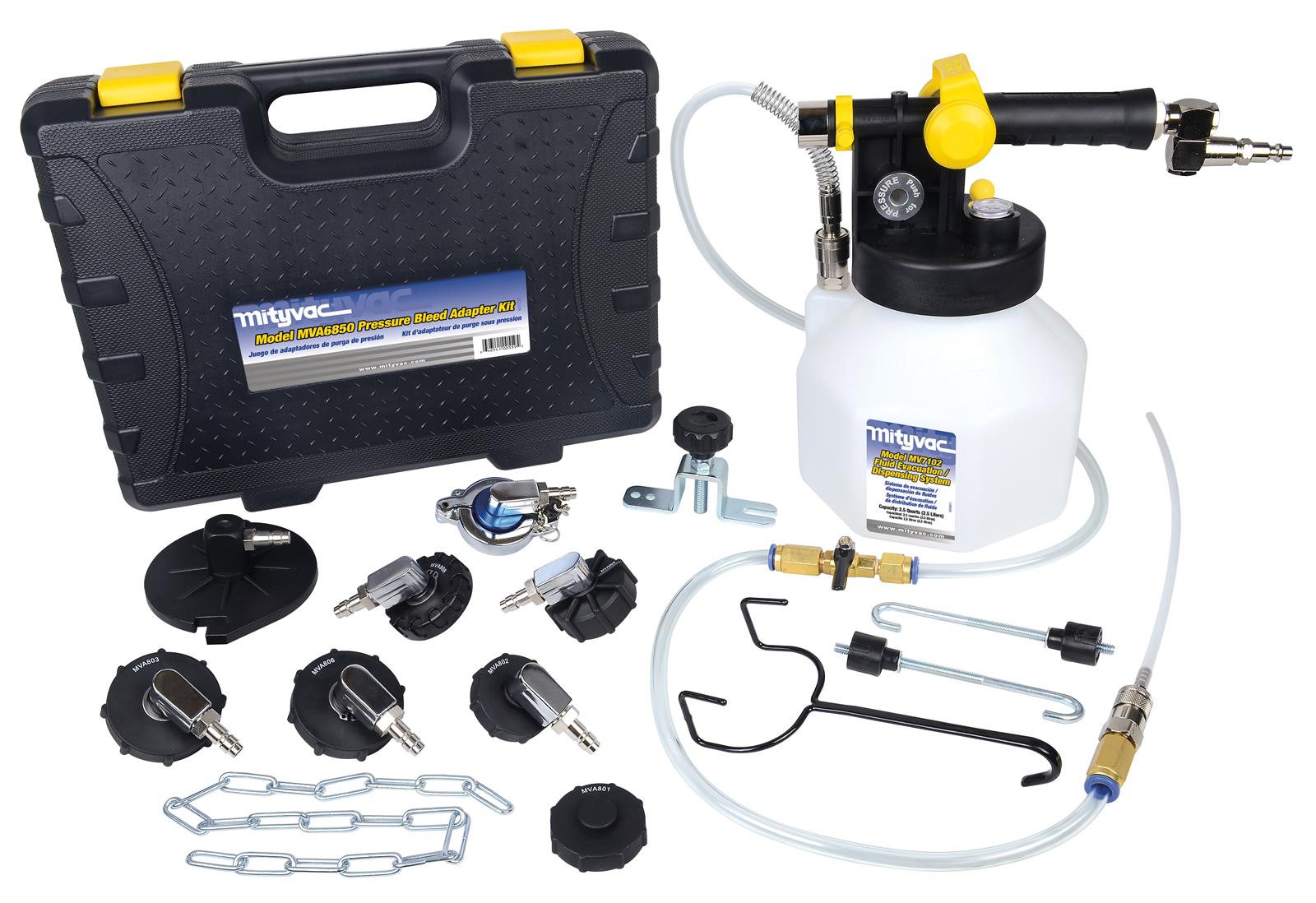MityVac MV7840 Mityvac Pressure Brake Bleeder Kits Summit Racing
