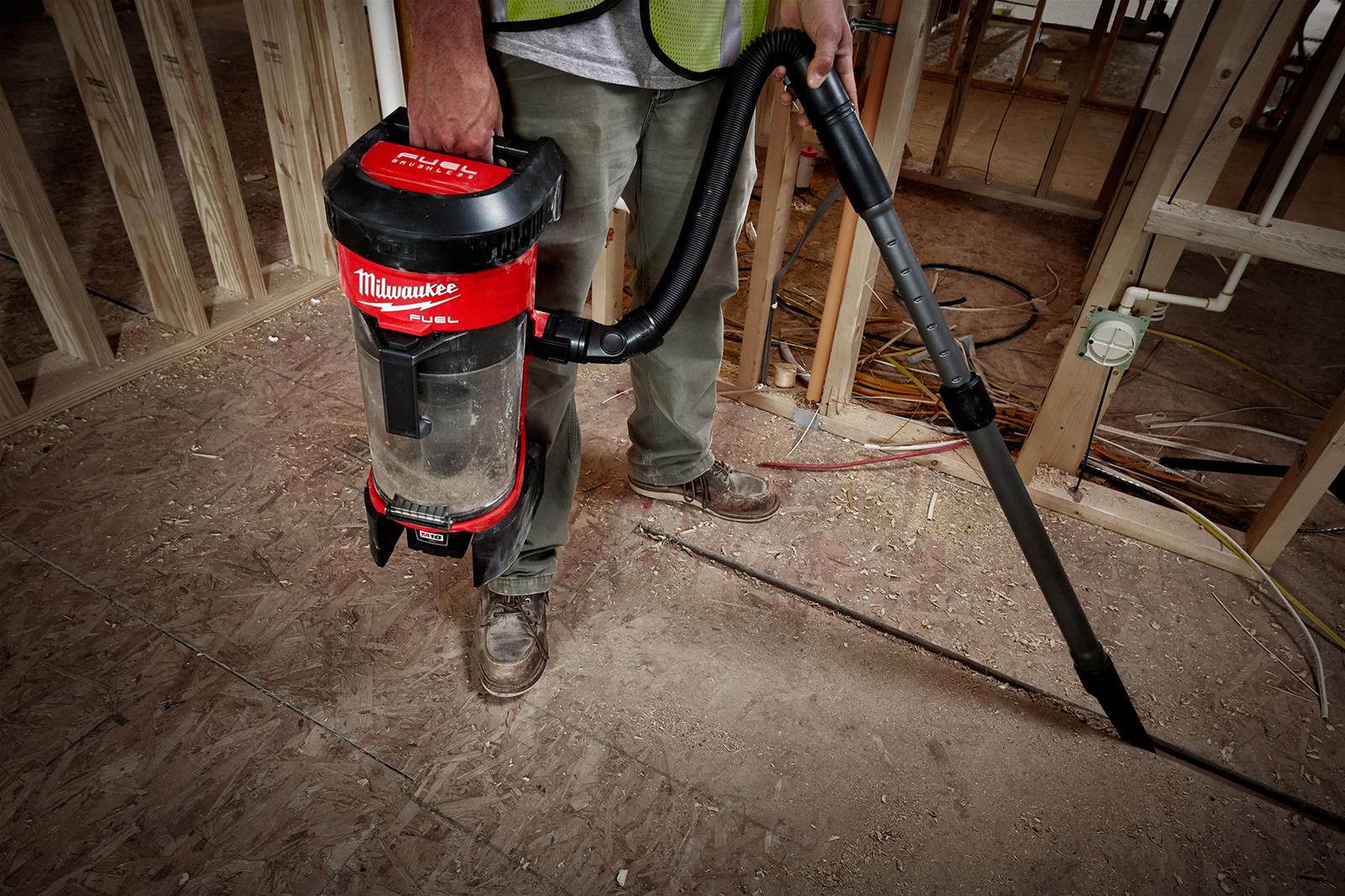 Lithium Ion Milwaukee Backpack Vacuum Runtime Cordless Shop Vac