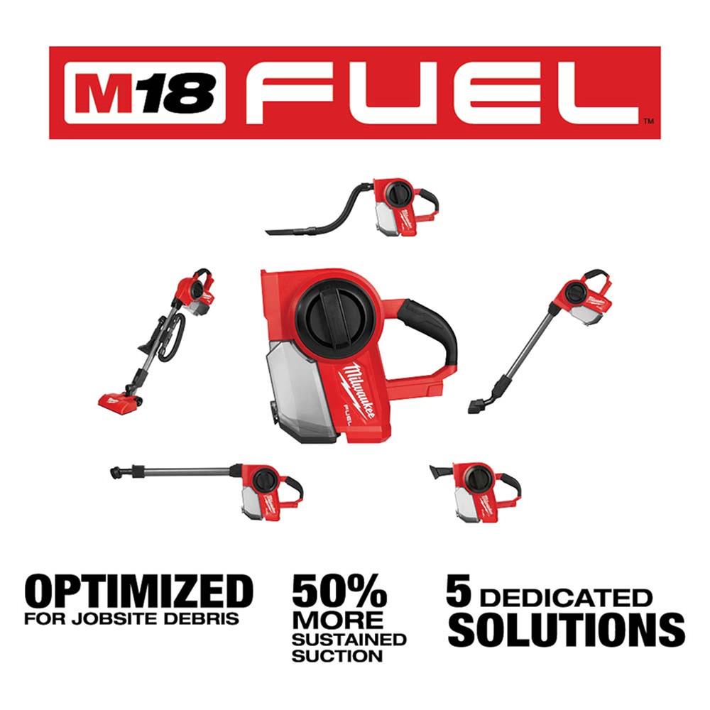 Milwaukee Tool 094020 Milwaukee M18 FUEL Compact Vacuum Cleaners