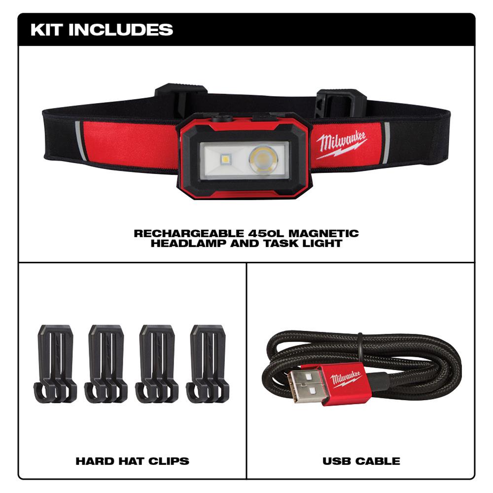 Milwaukee Tool 2012R Milwaukee Rechargeable Headlamp/Task