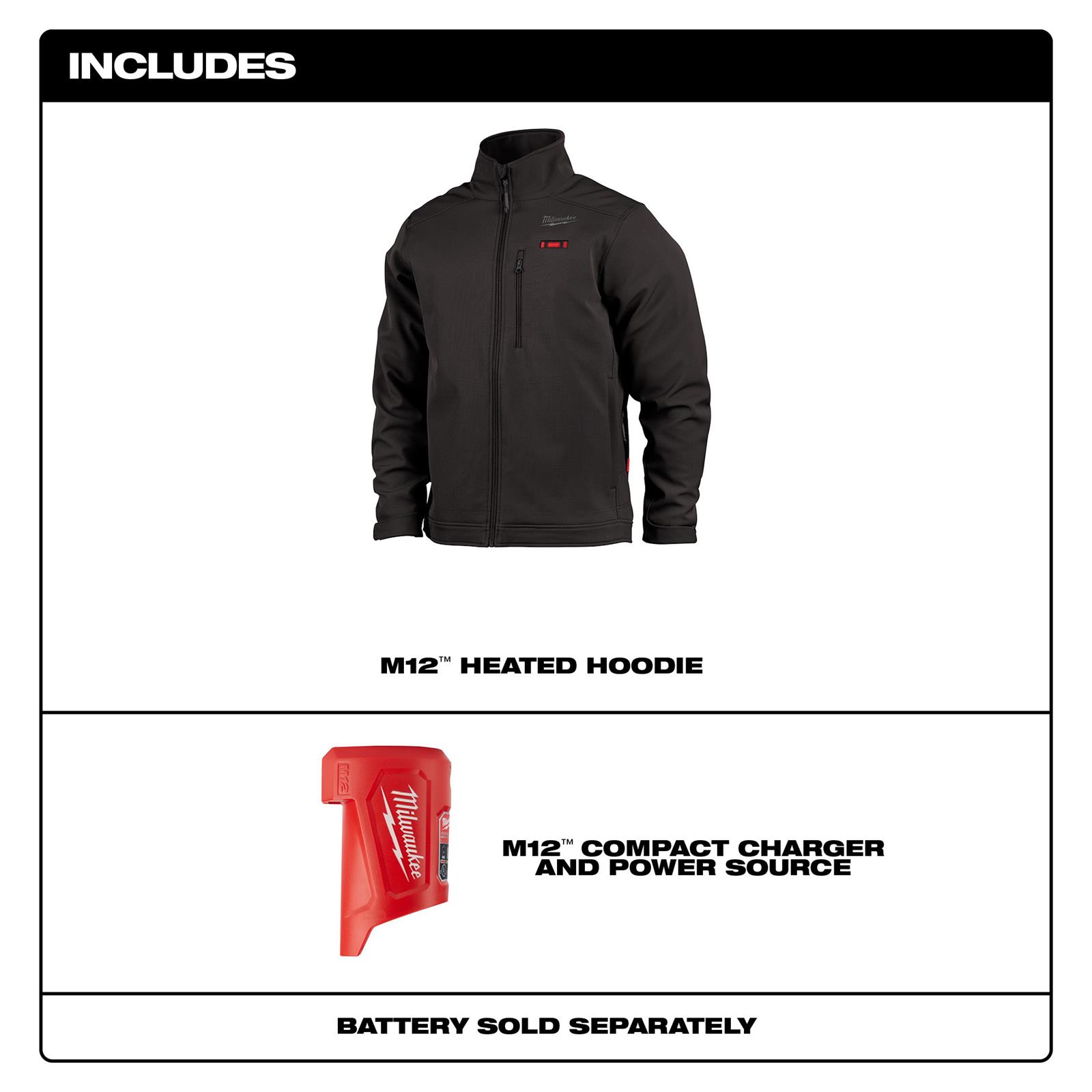 Milwaukee Tool 204B20S Milwaukee M12 Heated TOUGHSHELL Jackets