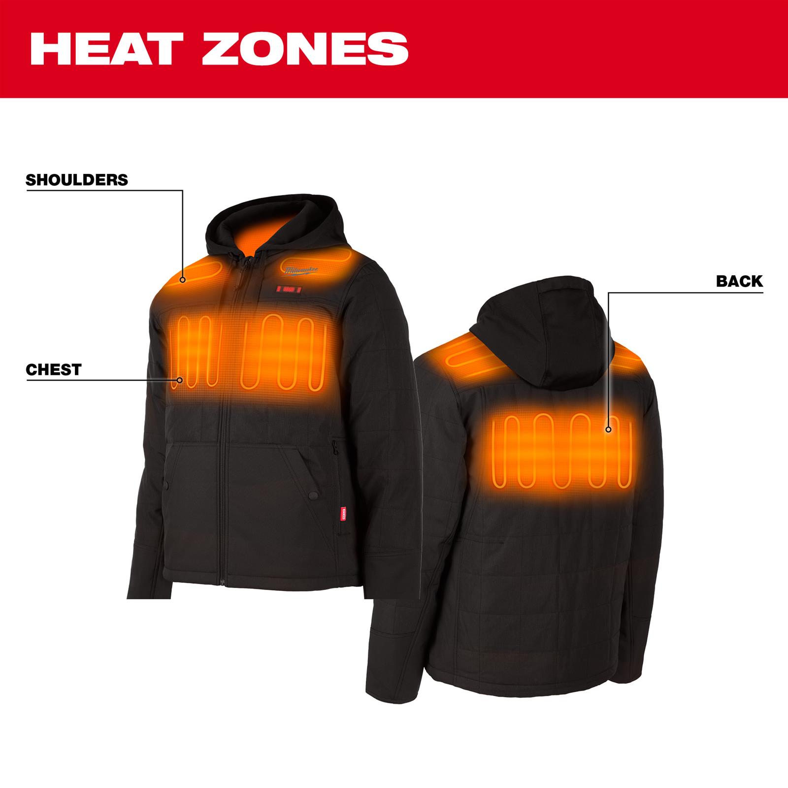 Milwaukee Tool 205B-212X Milwaukee M12 Heated AXIS Hooded Jackets