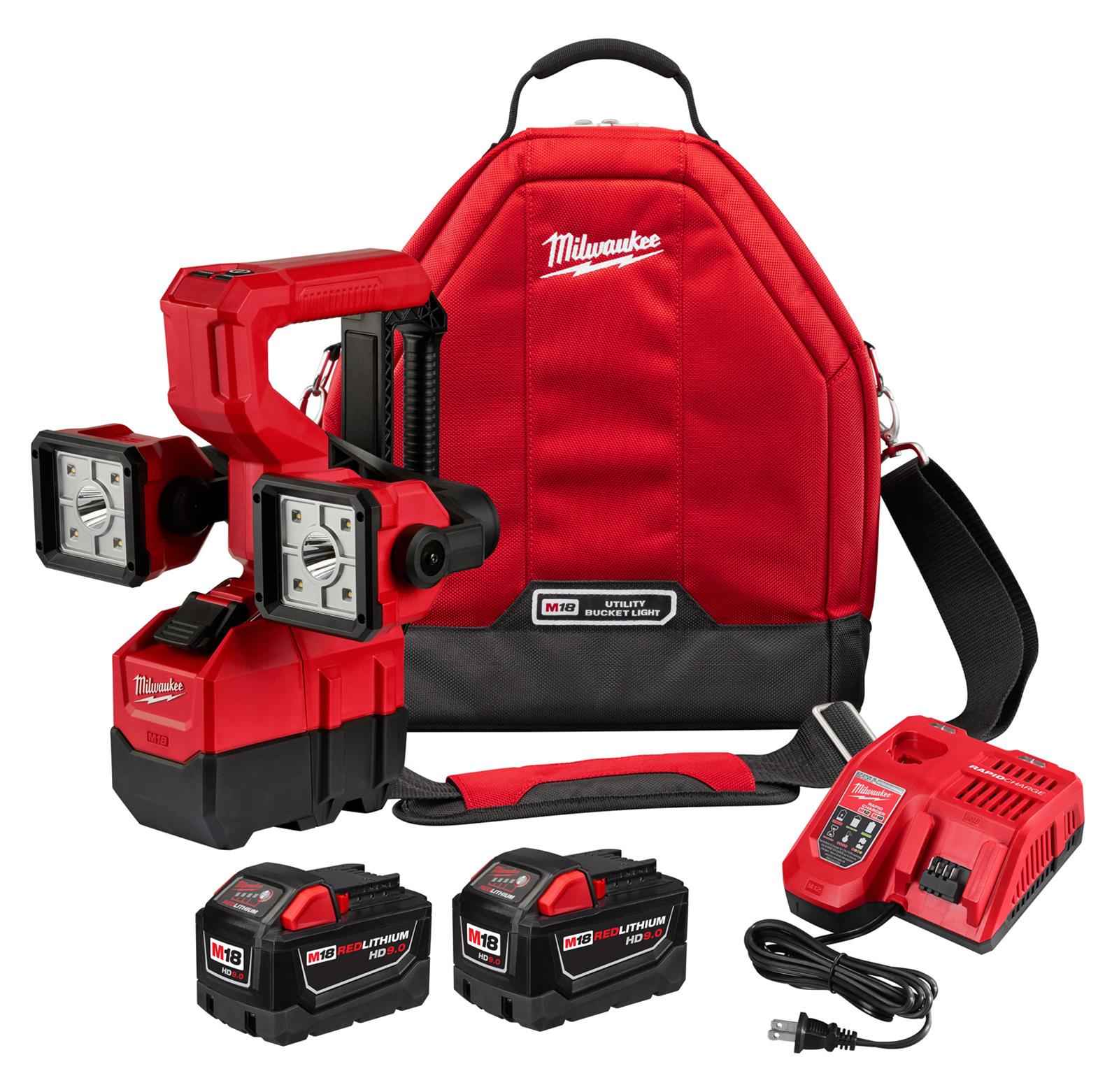 Milwaukee Tool 212222HD Milwaukee M18 Utility Bucket Lights Summit