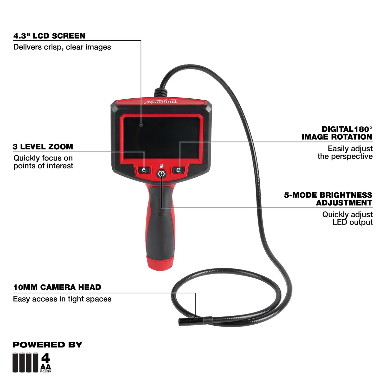 Milwaukee Tool 231920 Milwaukee MSpector Inspection Cameras Summit