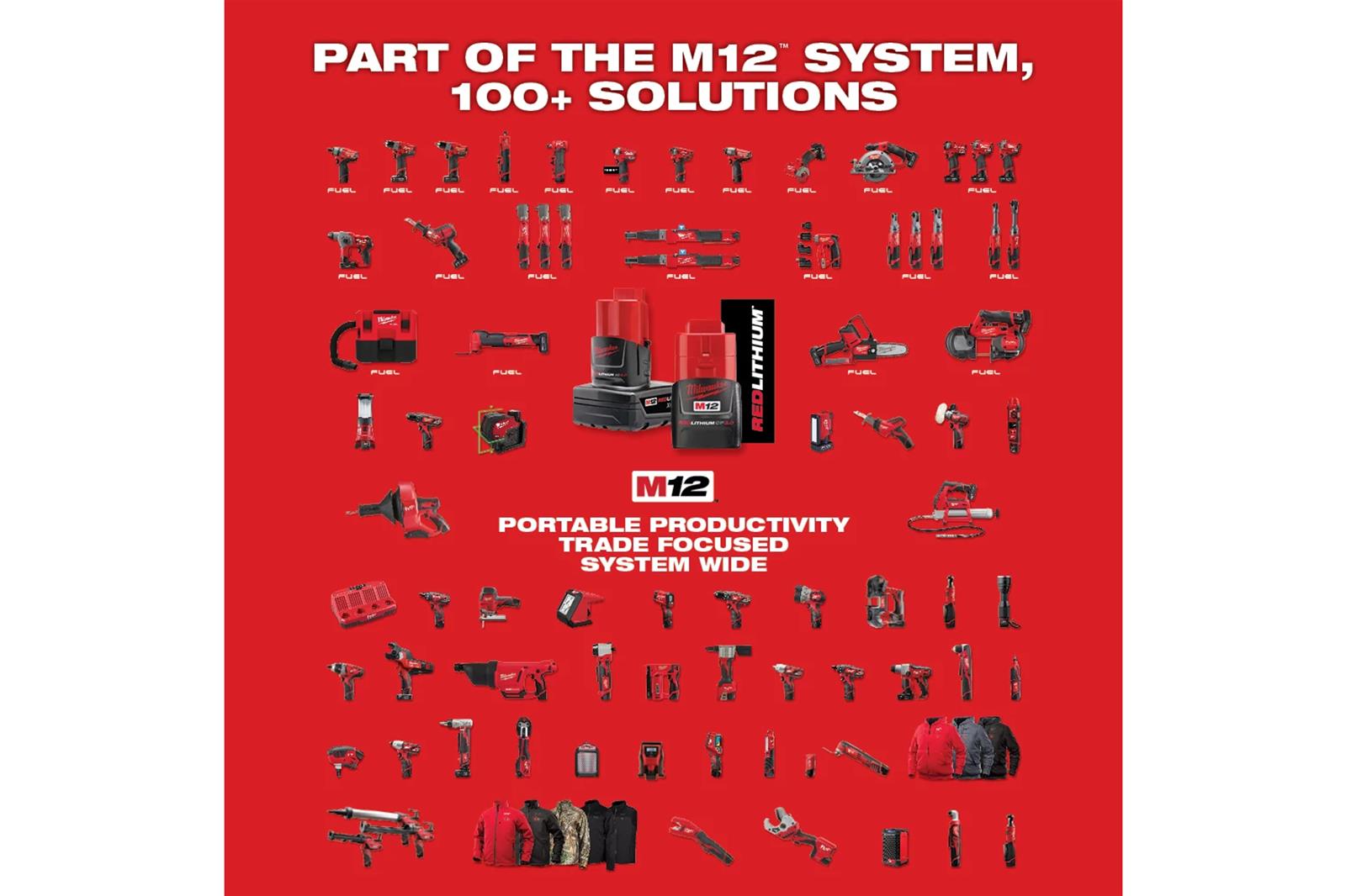 Milwaukee Tool 244821 Milwaukee M12 Cable Stapler Kits Summit Racing