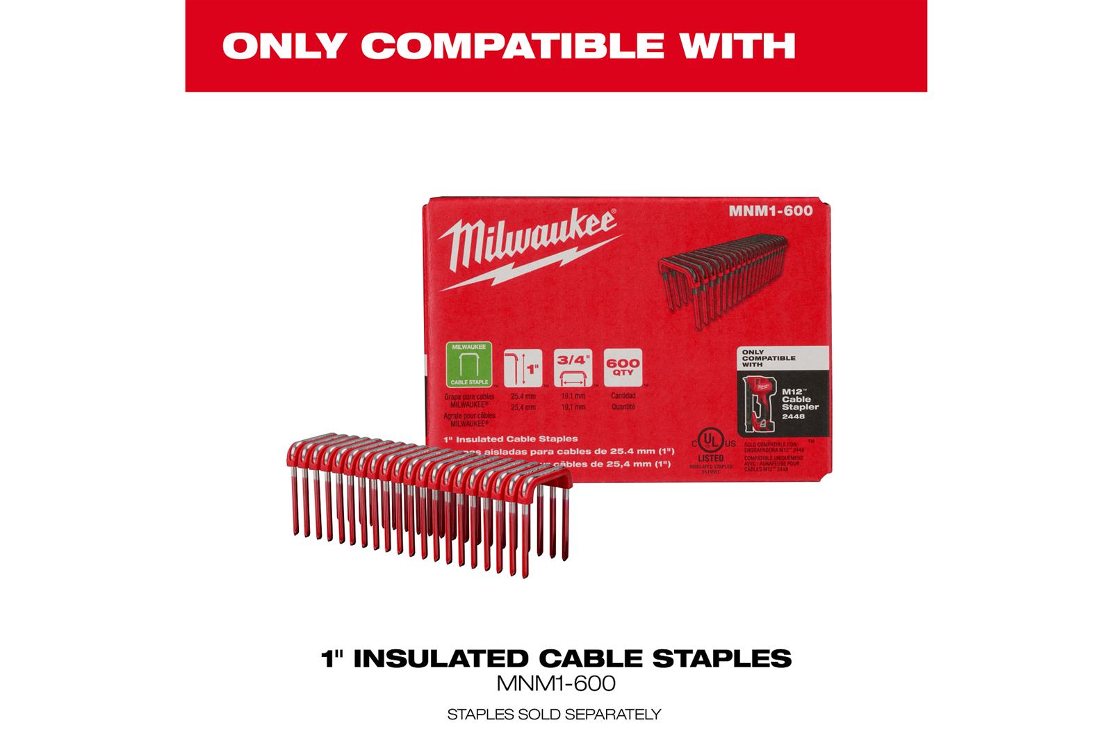 Milwaukee Tool 244820 Milwaukee M12 Cable Staplers Summit Racing