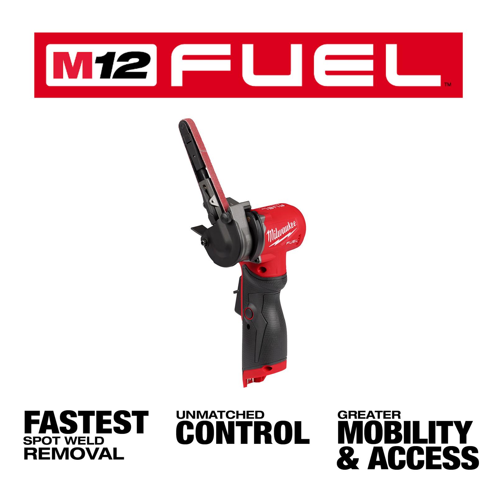 Milwaukee Tool 248320 Milwaukee M12 FUEL Cordless LithiumIon Bandfile