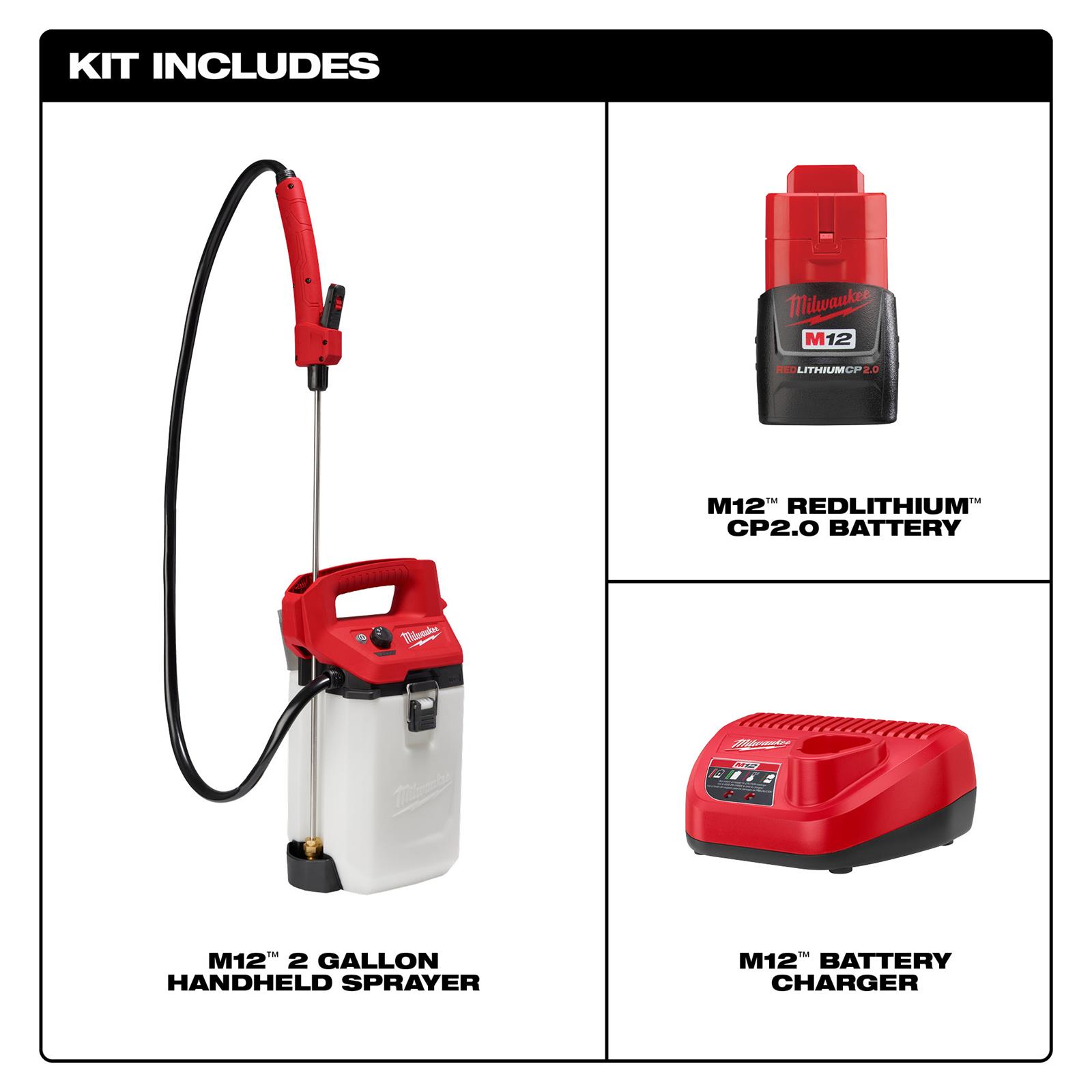 Milwaukee Tool 252821G2 Milwaukee M12 Handheld Sprayer Kits Summit