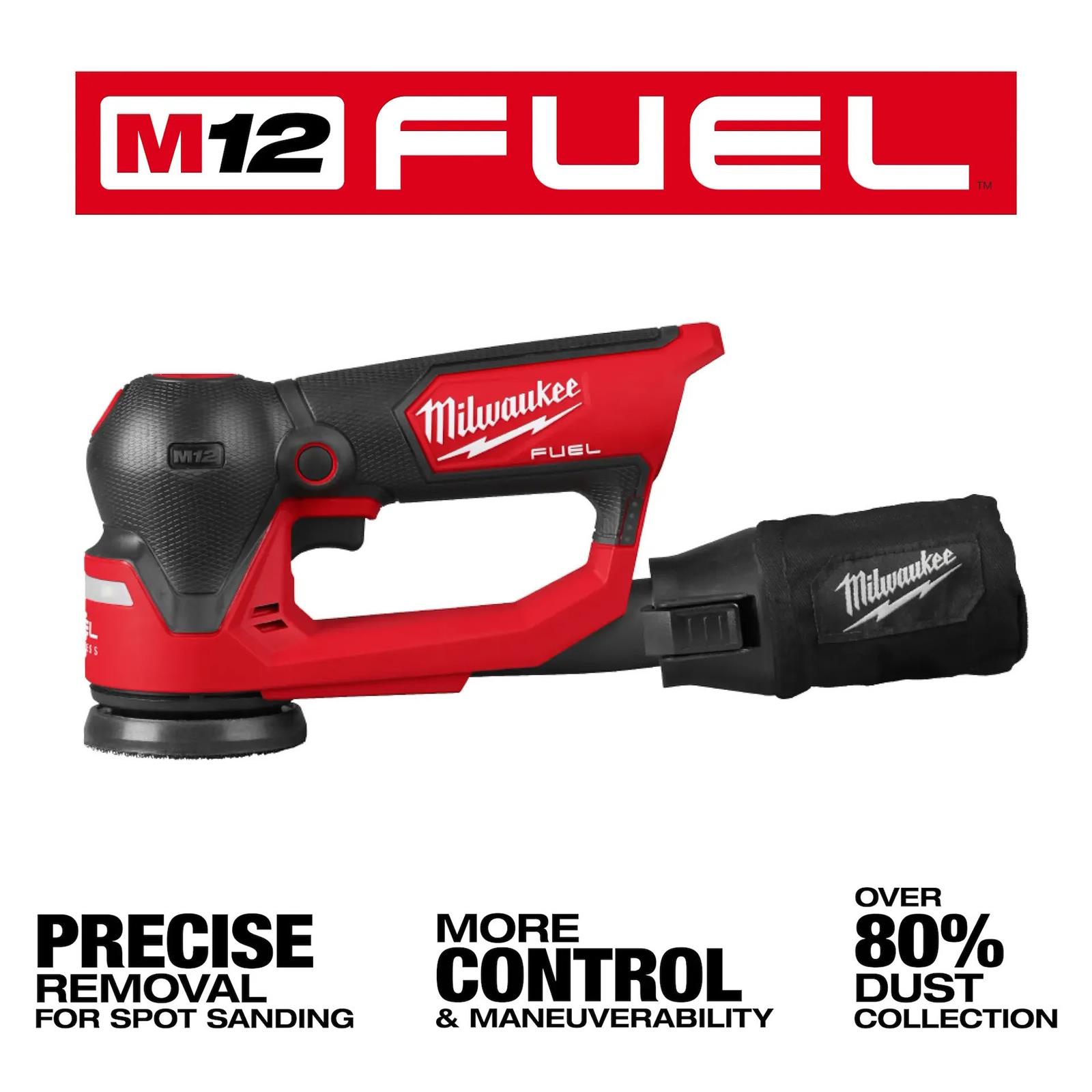 Milwaukee Tool 2535-20 Milwaukee M12 FUEL Orbital Detail Sanders