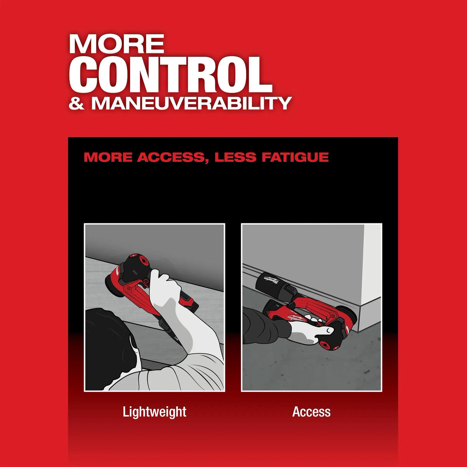 Milwaukee Tool 2535-20 Milwaukee M12 FUEL Orbital Detail Sanders