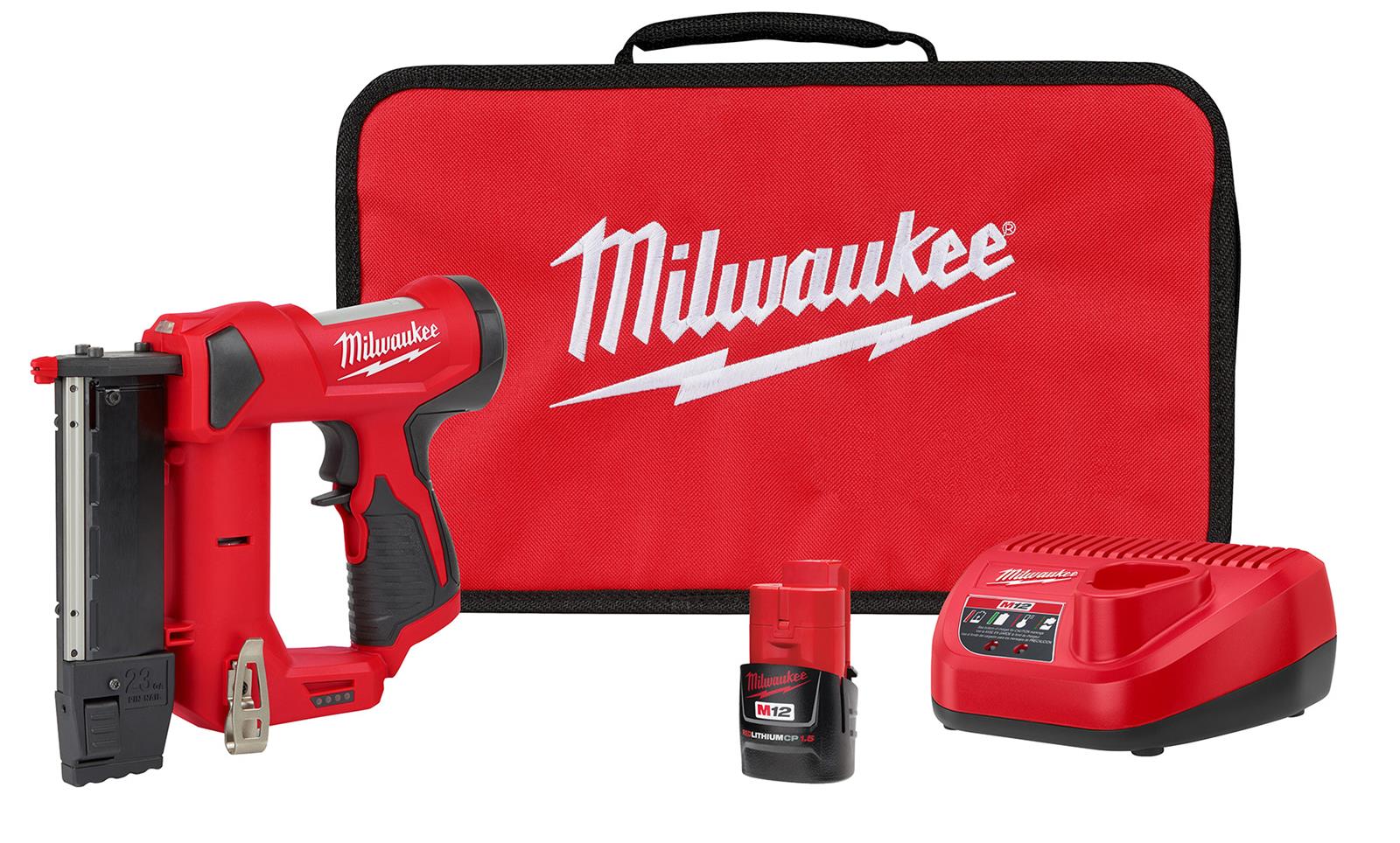 Milwaukee Tool 2540-21 Milwaukee M12 23-Gauge Pin Nailers | Summit Racing