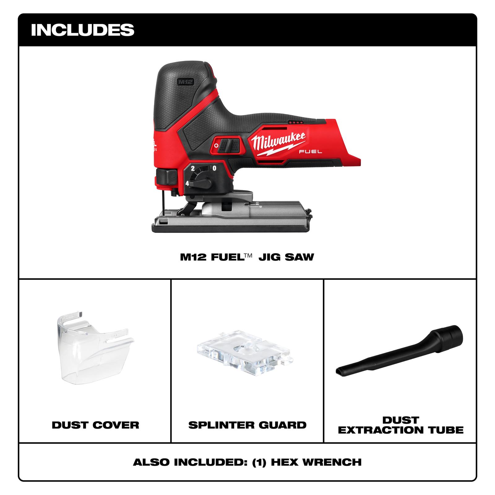 Milwaukee Tool 2545-20 Milwaukee M12 FUEL Jig Saws | Summit Racing
