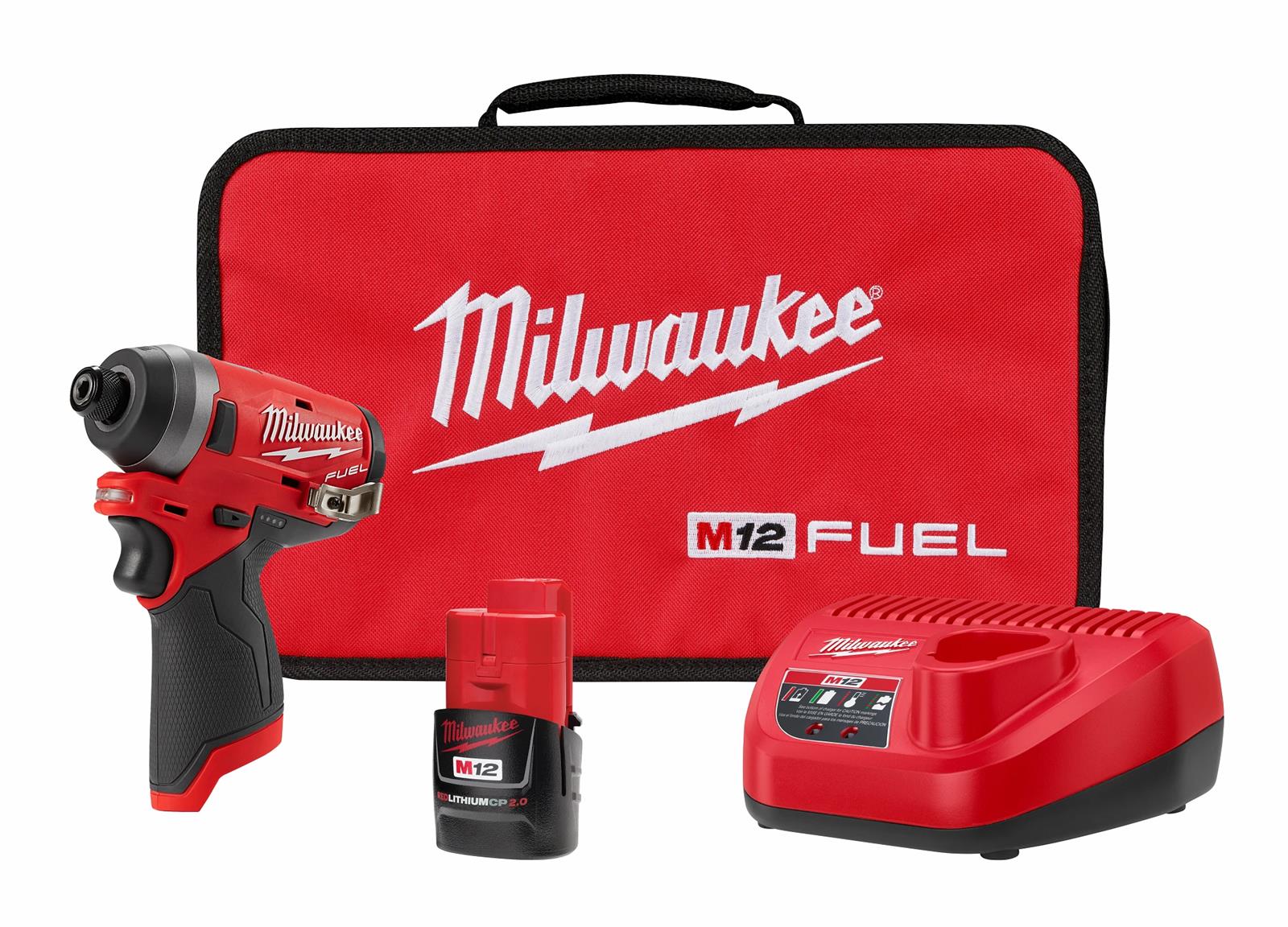 Milwaukee Tool 255321 Milwaukee M12 FUEL 1/4 in. Hex Impact Drivers Summit Racing