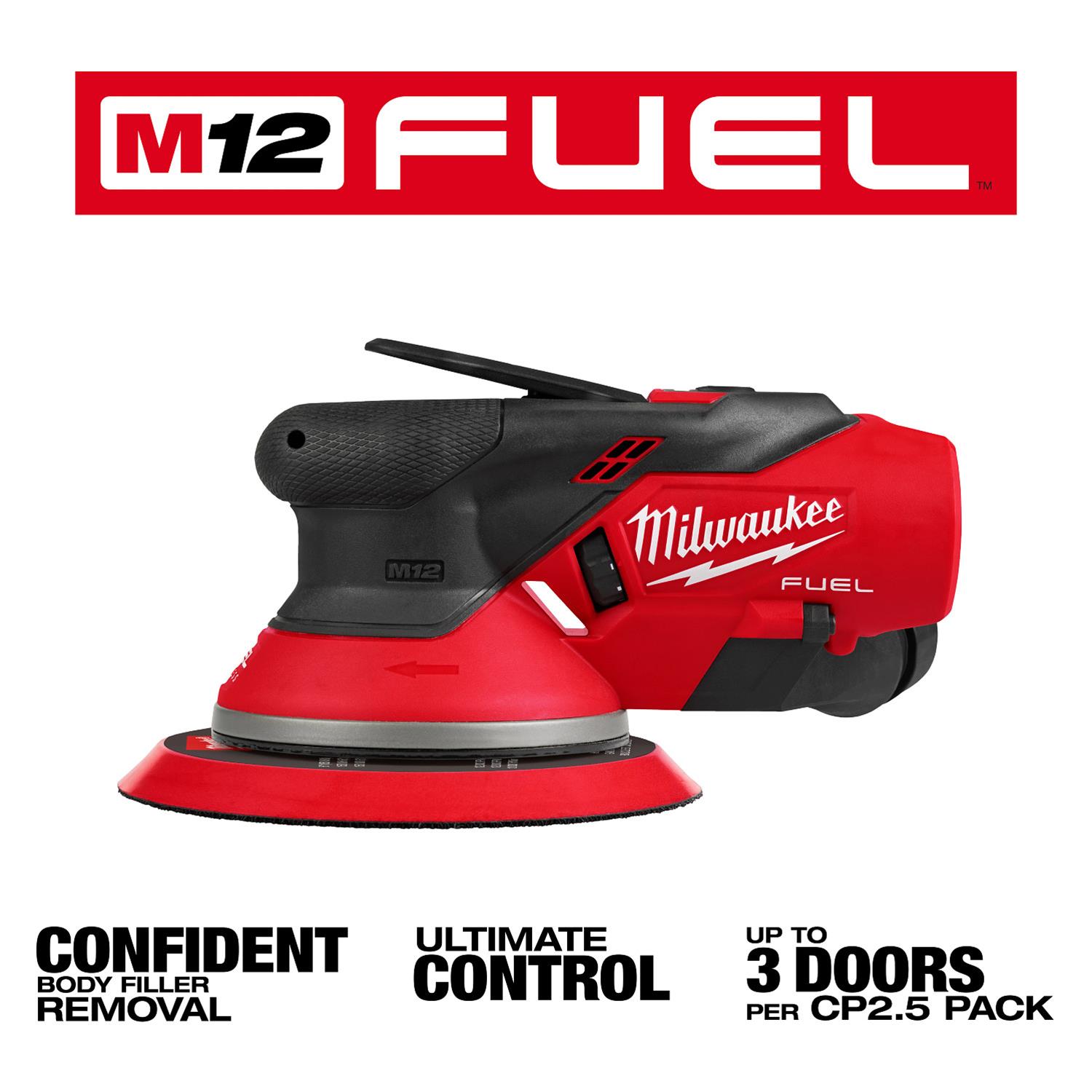 Milwaukee Tool 2585-20 Milwaukee M12 FUEL 6 in. Random Orbital