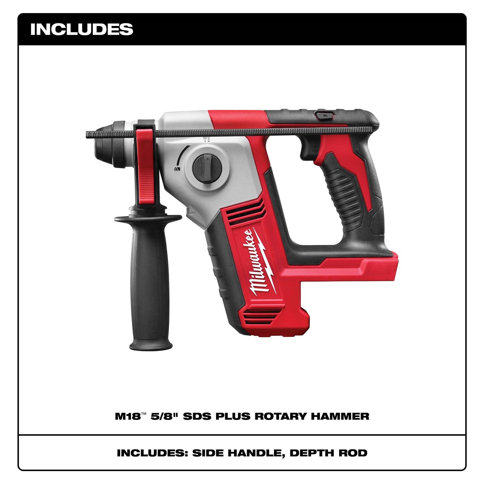Milwaukee Tool 2612-20 Milwaukee M18 Cordless SDS Plus Rotary