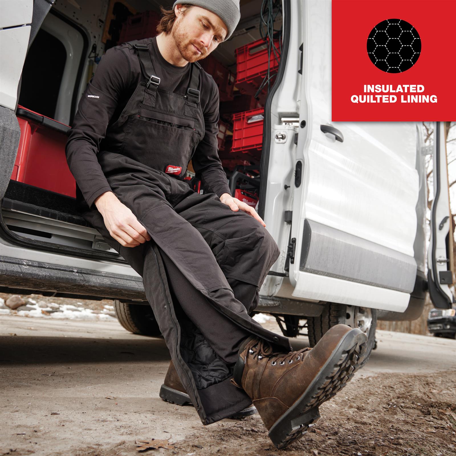 Milwaukee Tool 262B-XLR Milwaukee GRIDIRON Zip-to-Thigh Bib