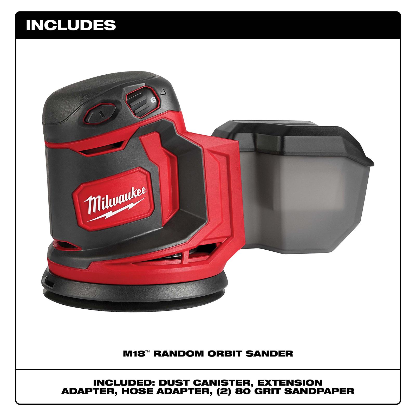 Milwaukee Tool 264820 Milwaukee M18 Random Orbit Sanders Summit Racing