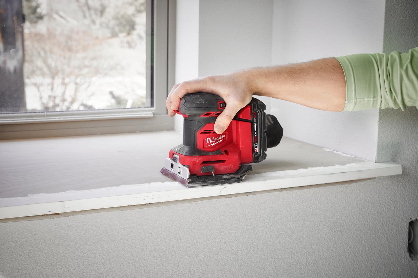 Milwaukee Tool 264920 Milwaukee M18 Orbital 1/4 Sheet Palm Sanders