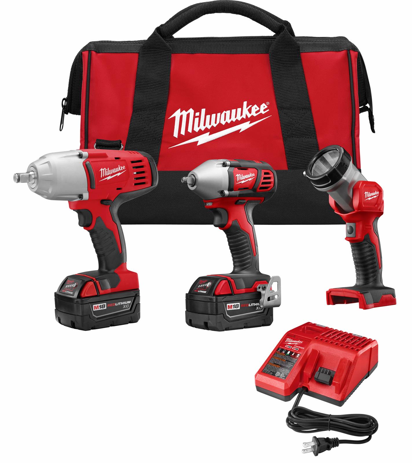 Milwaukee Tool 2696 23 Milwaukee M18 Cordless Lithium Ion 3 Tool Combo 