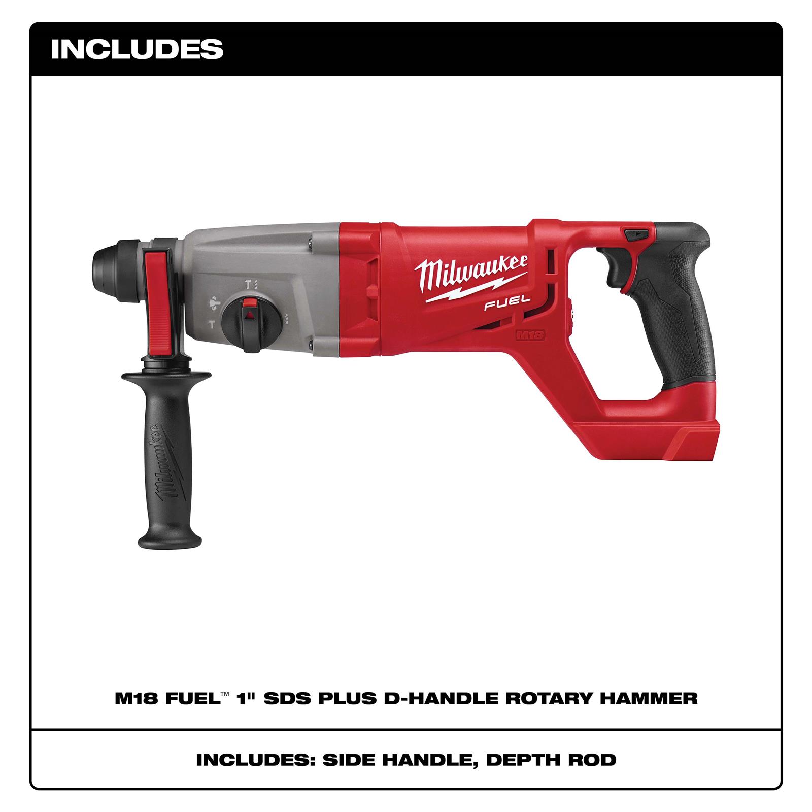 Milwaukee Tool 2713-20 Milwaukee M18 FUEL 1 in. SDS Plus D-Handle