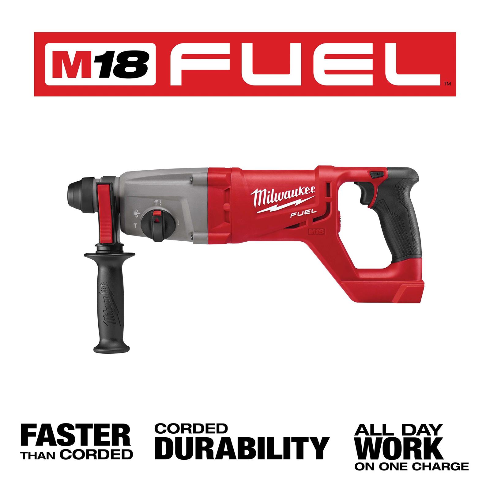 Milwaukee Tool 2713-20 Milwaukee M18 FUEL 1 in. SDS Plus D-Handle