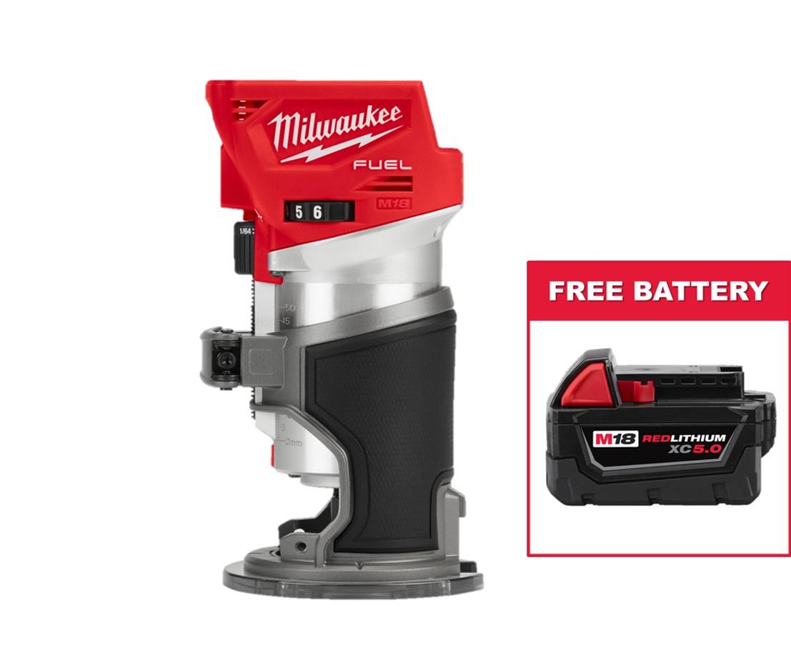 Milwaukee Tool 2723 20 Milwaukee M18 FUEL Cordless Lithium Ion Compact Routers Summit Racing