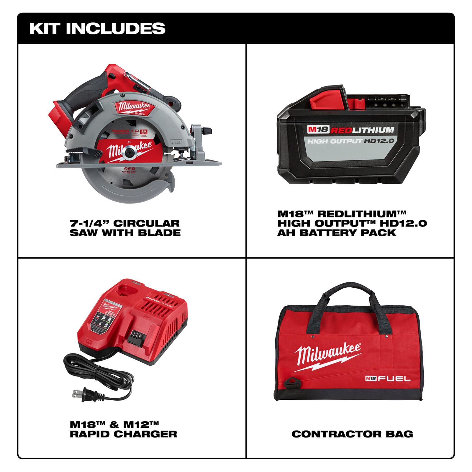 Milwaukee Tool 273221HD Milwaukee M18 FUEL 7 1/4 in. Circular Saws Summit Racing