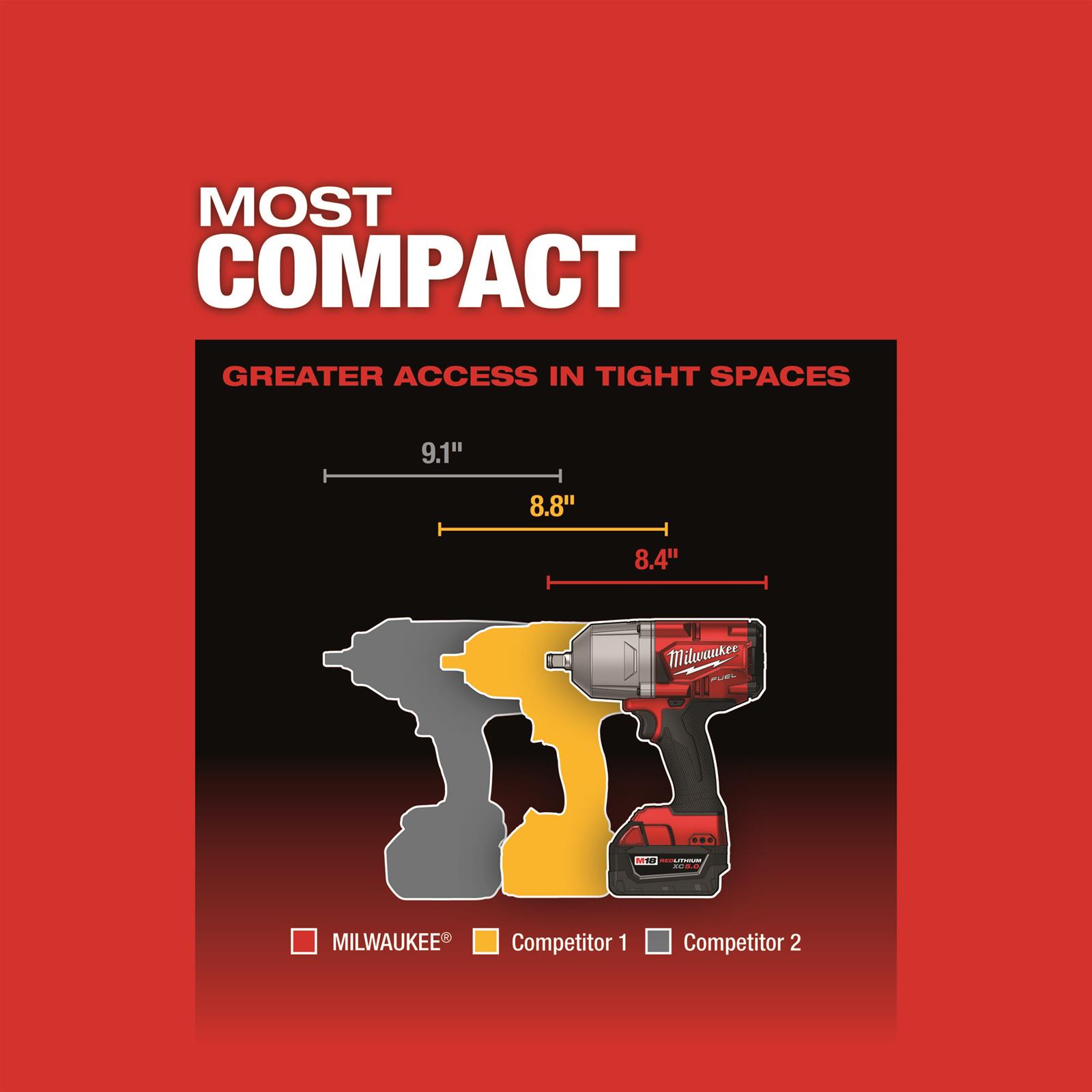 Milwaukee Tool 276720 Milwaukee M18 FUEL 1/2 in. HighTorque Impact