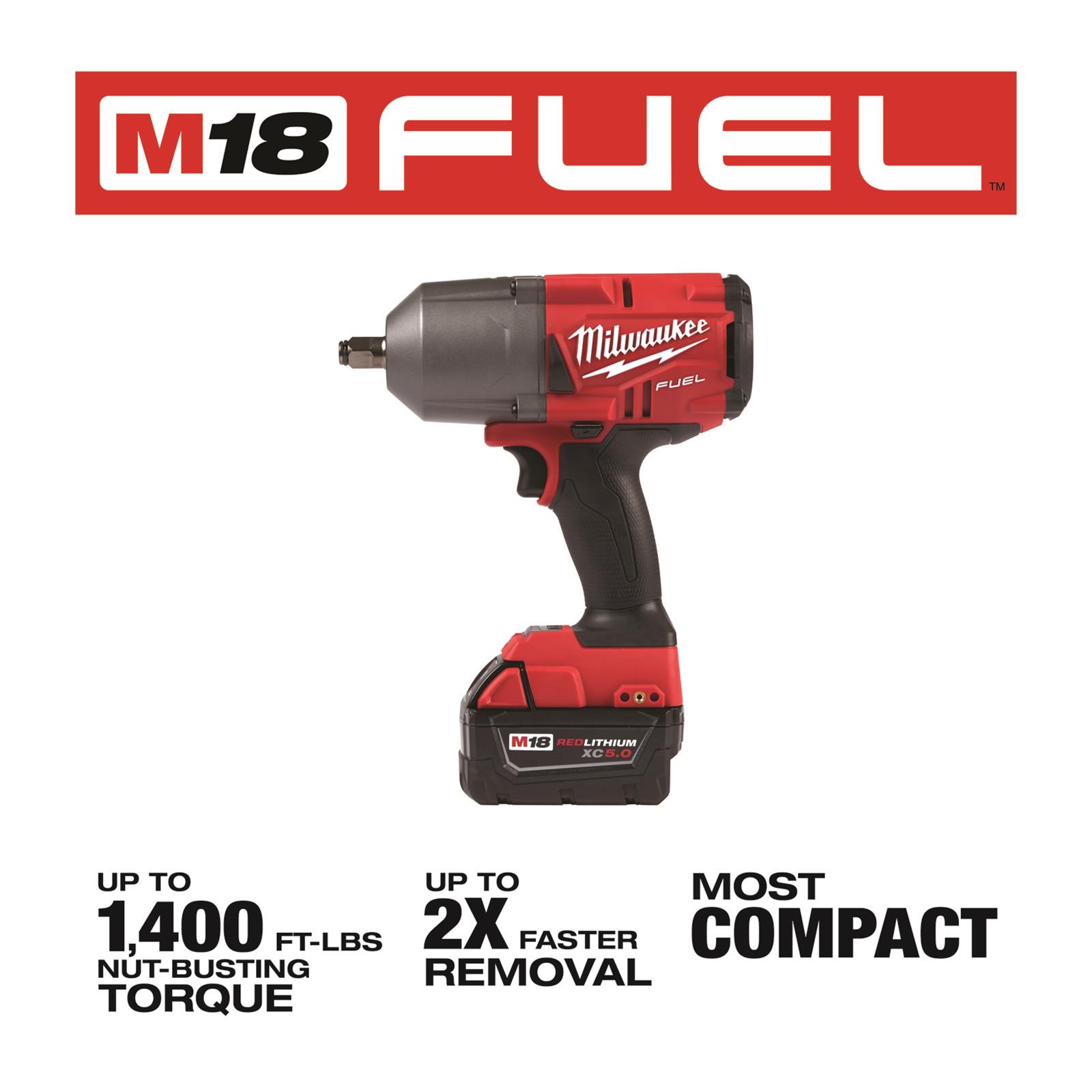 Milwaukee Tool 276722 Milwaukee M18 FUEL 1/2 in. HighTorque Impact