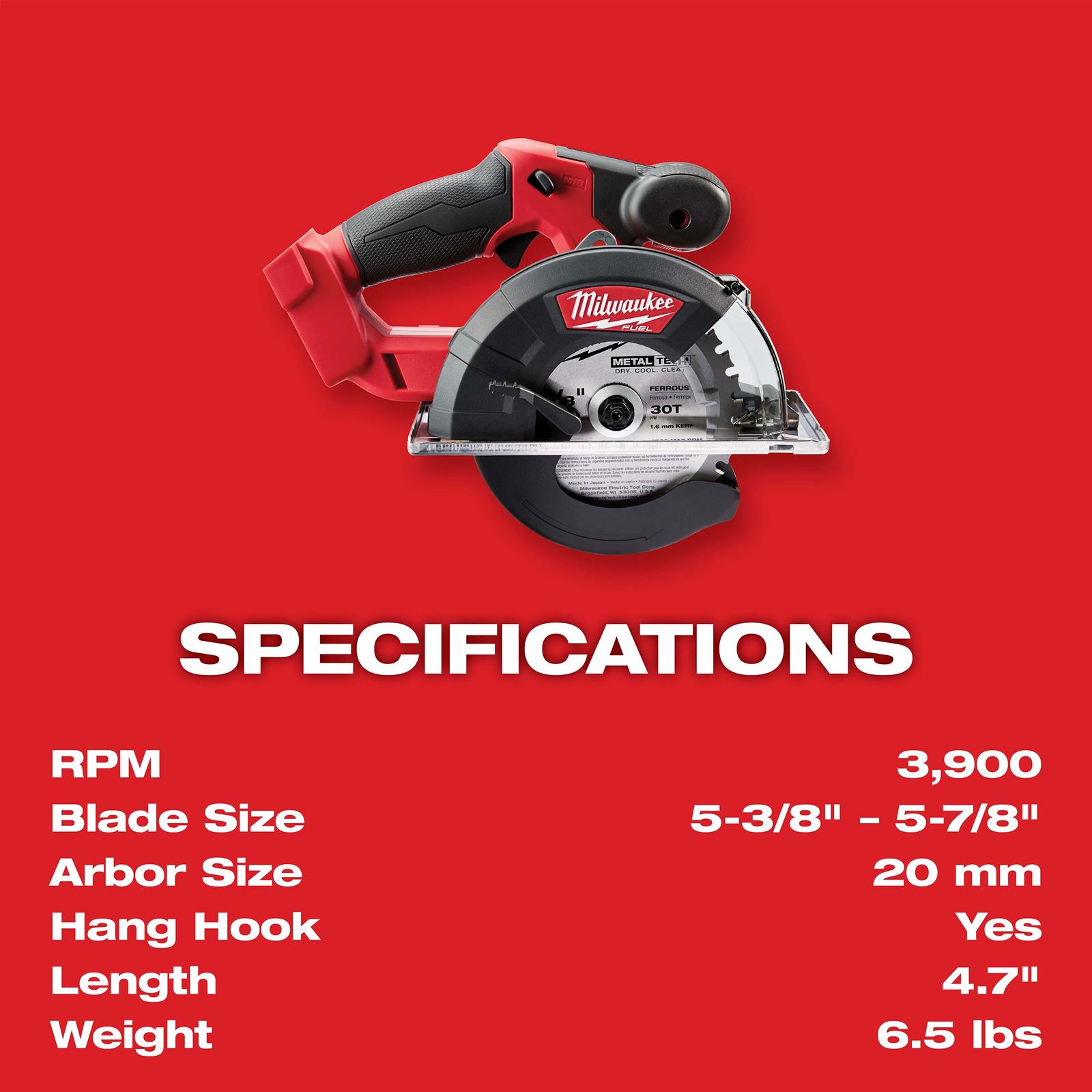 Milwaukee Tool 278220 Milwaukee M18 FUEL Metal Cutting Circular Saws