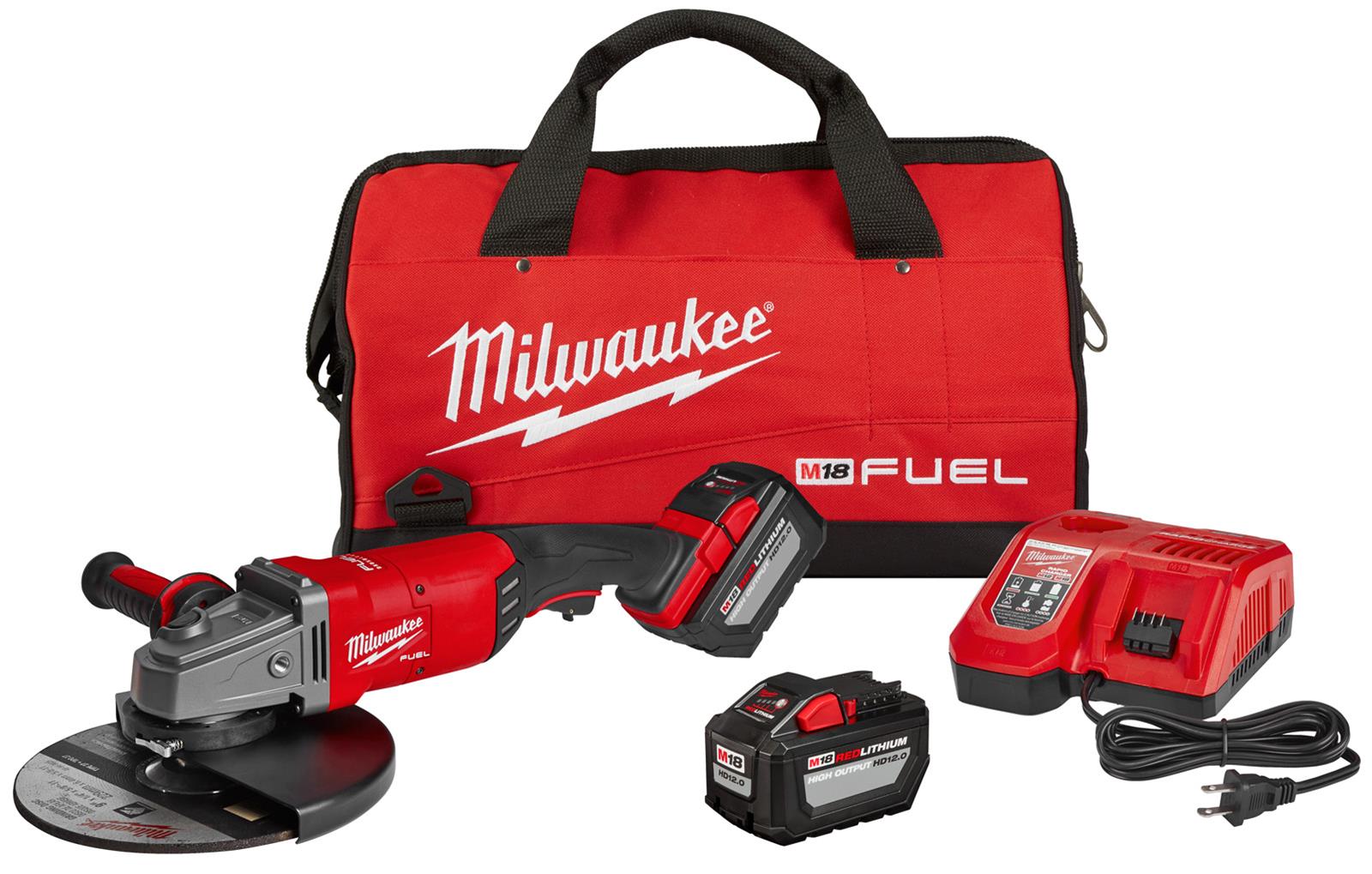 Milwaukee Tool 2785-22HD Milwaukee M18 FUEL Large Angle Grinders