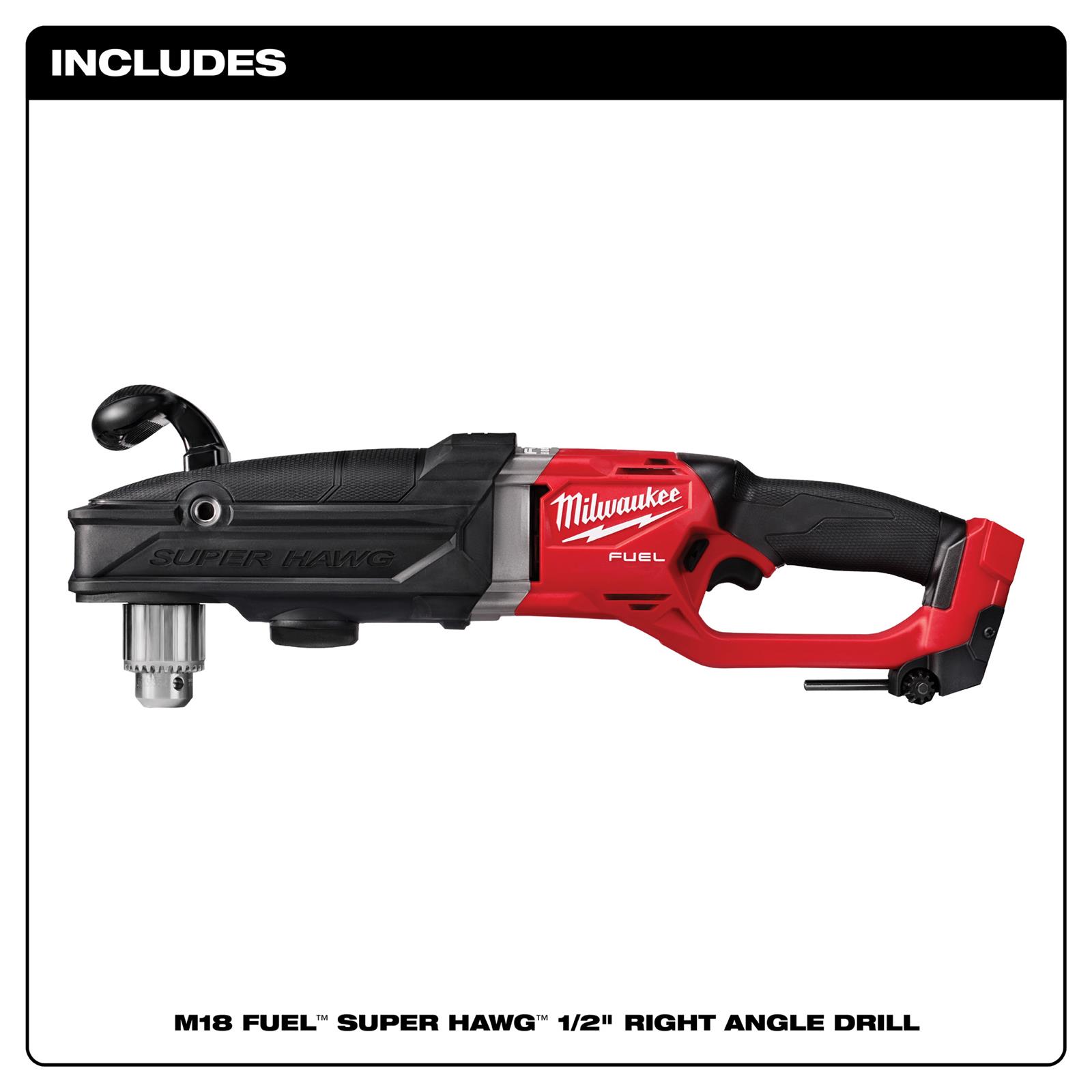 Milwaukee Tool 2809-20 Milwaukee M18 FUEL SUPER HAWG Right Angle