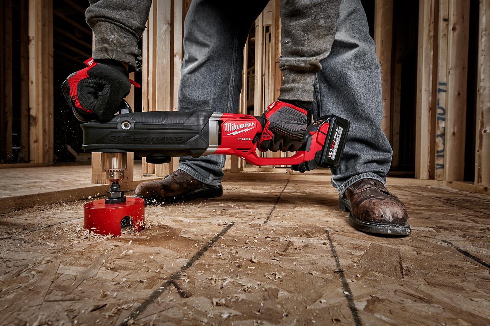 Milwaukee Tool 2809-20 Milwaukee M18 FUEL SUPER HAWG Right Angle Drills ...