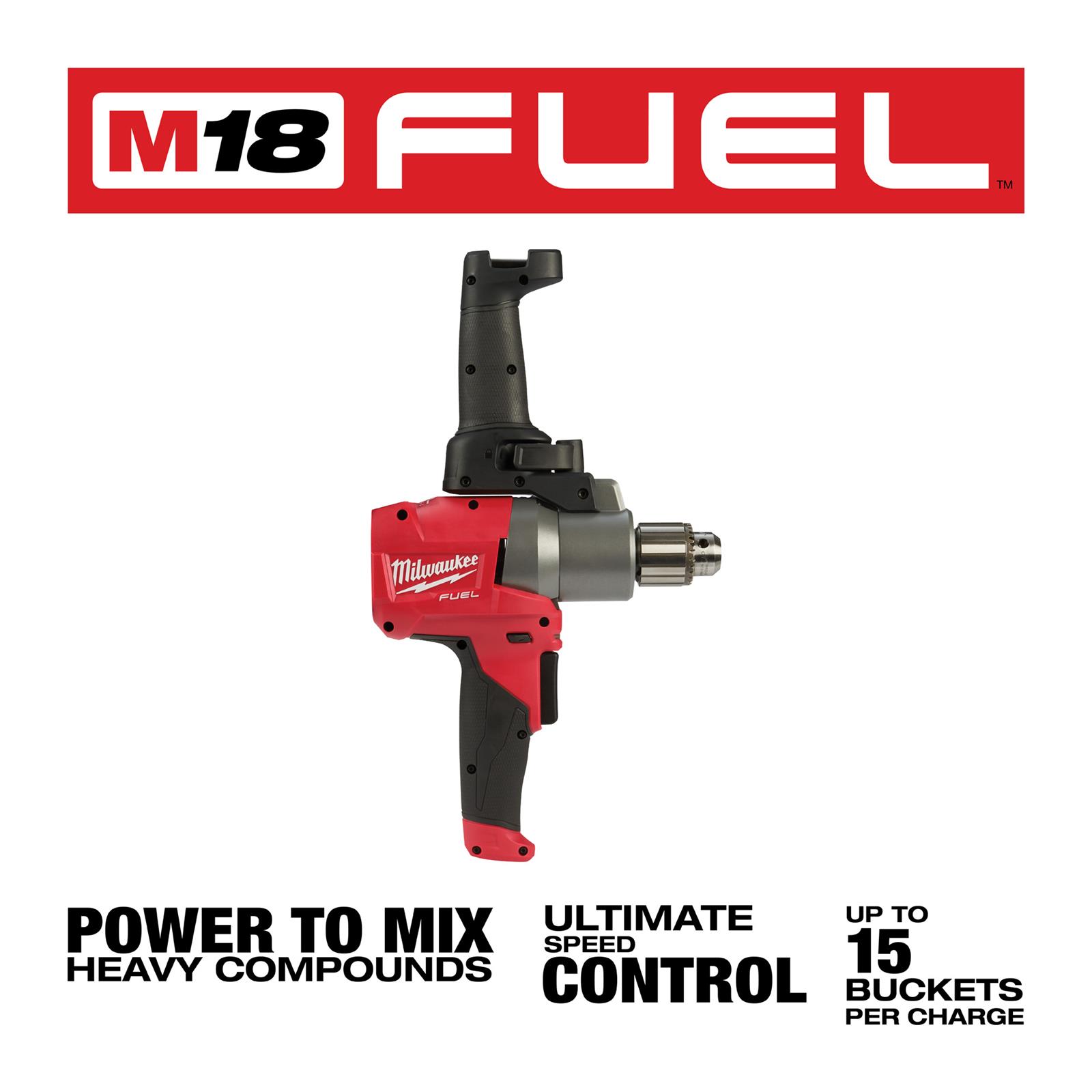 Milwaukee Tool 2810-20 Milwaukee M18 FUEL Mud Mixer Drills