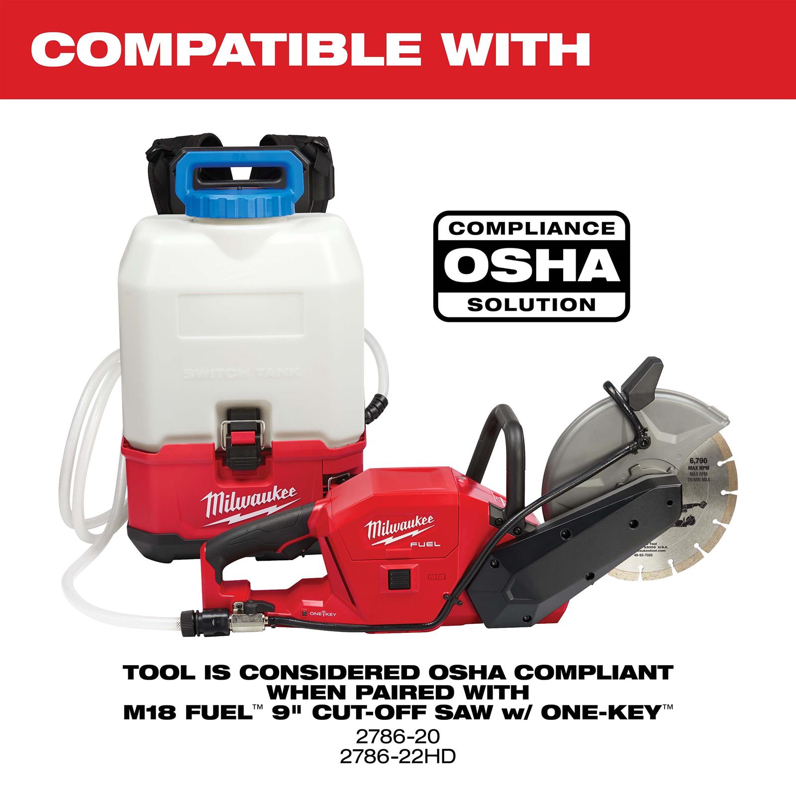 Milwaukee Tool 282021WS Milwaukee M18 SWITCH TANK Backpack Water