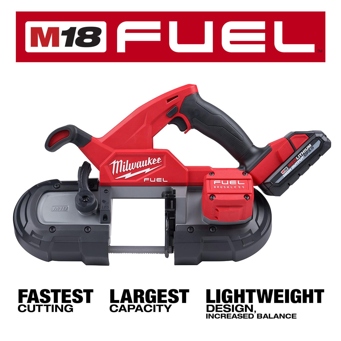 Milwaukee Tool 2829-22 Milwaukee M18 FUEL Compact Band Saws