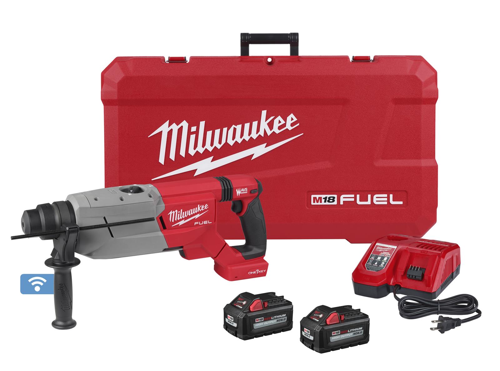 Milwaukee Tool 2916-22 Milwaukee FUEL 1/4 in. SDS Plus D-Handle Rotary Hammer Drills with ONE-KEY | Summit Racing