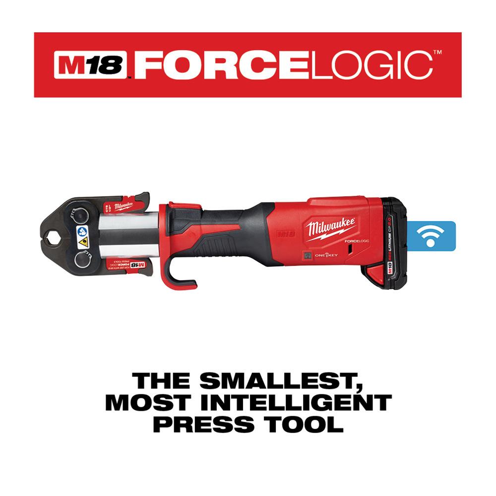 Milwaukee Tool 292222 Milwaukee M18 FORCE LOGIC Press Tools with ONEKEY and CTS Jaws Summit